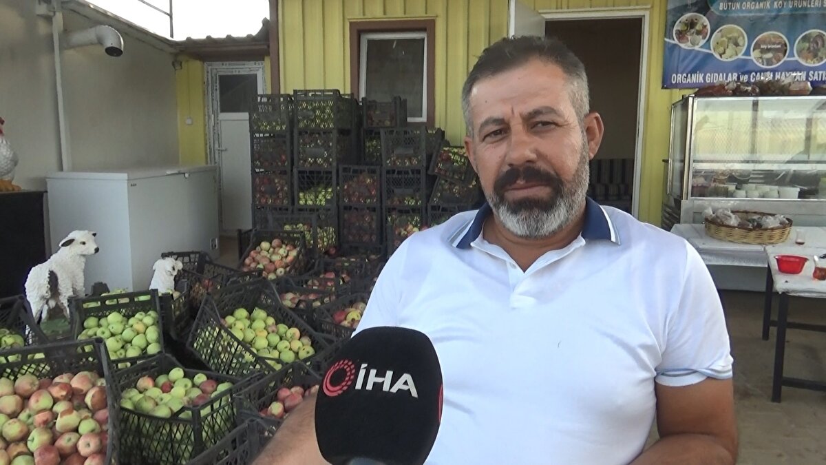 Yaşanan durumla ilgili açıklamalarda bulunan iş adamı Mehmet Yüksel, “Huzur Çiftliği ismini verdiğimiz bir bahçemiz var. Doğayı ve hayvanları sevdiğim için şu anda bu alanda 10 bin ekili meyve fidanımız mevcuttur. Bu meyve fidanlarından 2 bin 500'ü kiraz geri kalanı elma fidanıdır. Elma fidanlarında 30 - 40 tona yakın elma topladık ve satılması için belirli firmalarla iletişime geçtim. 3 farlı organik olarak üretimini yaptığımız elma çeşidini 1 liradan fazla fiyat verip alan olmadı. Bende kendilerine 9 veya 10 liradan şuanda elma satılıyor. Benden 1 liradan alıp 9 veya 10 liradan nasıl satıyorsunuz? Bunda bir adaletsizlik olduğunu tespit ettim" dedi.