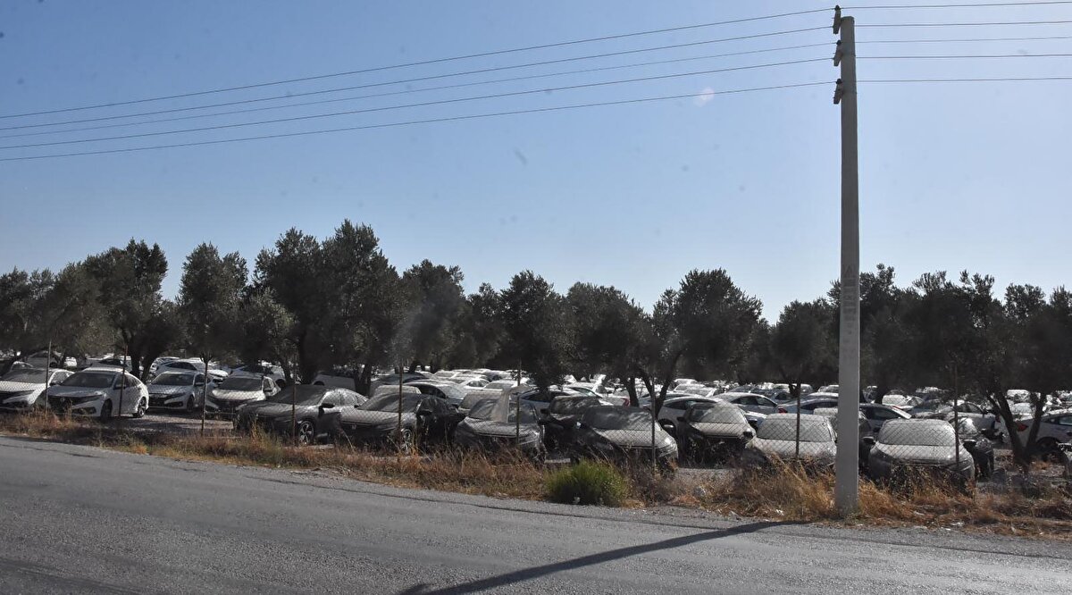 Telle çevrili arazide bulunan araçların sıfır olduğu iddia edildi. Söz konusu firmanın aksesuar departmanında satış sorumlusu olarak çalışan evli ve 2 çocuk babası Orhan Yıldız (34), Bu araçlar stoklu ancak filoya ait. Kiralama departmanına ait, operasyonel kiralama için ayrılmış araçlar. Ben istesem bile bu araçları 2 yıl içinde perakende olarak müşteriye satamam. İstenirse araçların şase numaralarını da verebilirim. 600'e yakın araç var. Kiralayamadığımız için bu araçları arazide tutuyoruz. Kiralayabilsek bizim için daha iyi olacak dedi.