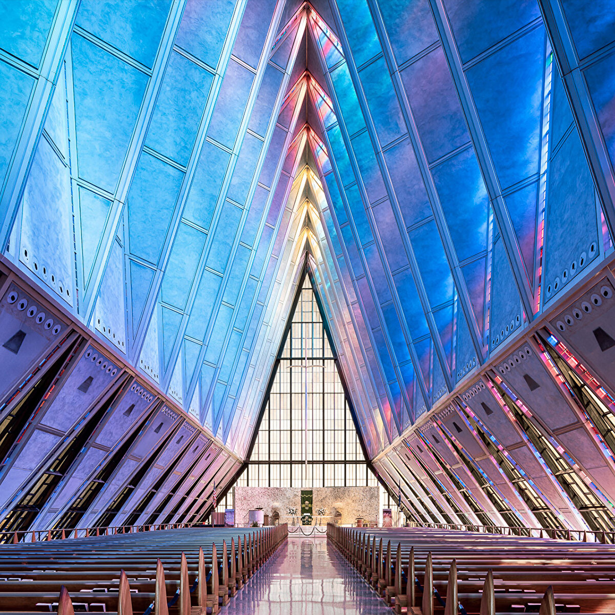 Amerika Birleşik Devletleri Hava Kuvvetleri Akademisi Cadet Şapeli, Colorado Springs 