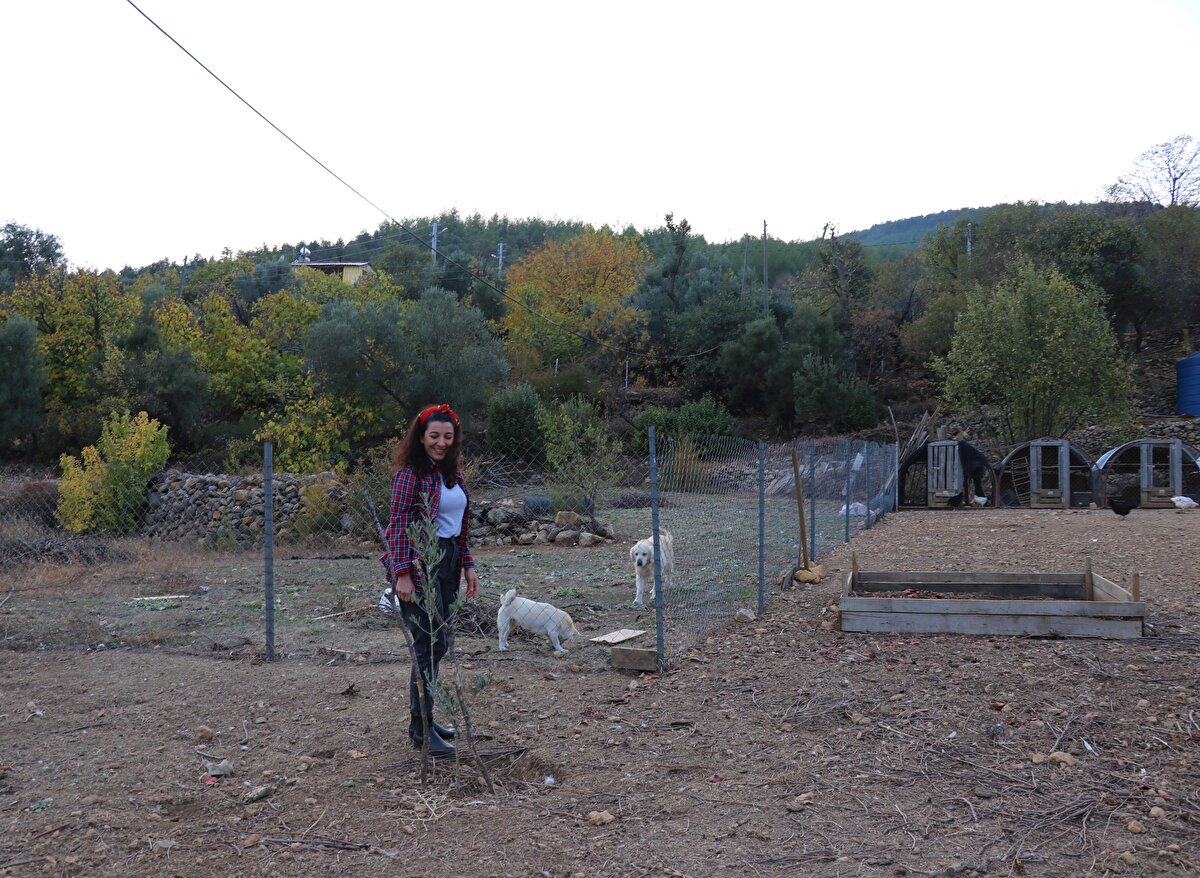 Eşiyle köyde tarım yapan Berma Aydın Arabacı, öğrendiği sürdürülebilir tarım uygulamalarını hayata geçirmenin mutluluğunu yaşadığını söyledi. "Permakültür tasarımcı eğitimi" aldığını anlatan Arabacı, gıda ve evsel atıklardan gübre yapmanın sürdürülebilir tarımda en dikkat çekici yöntemlerden olduğunu belirtti.<br>