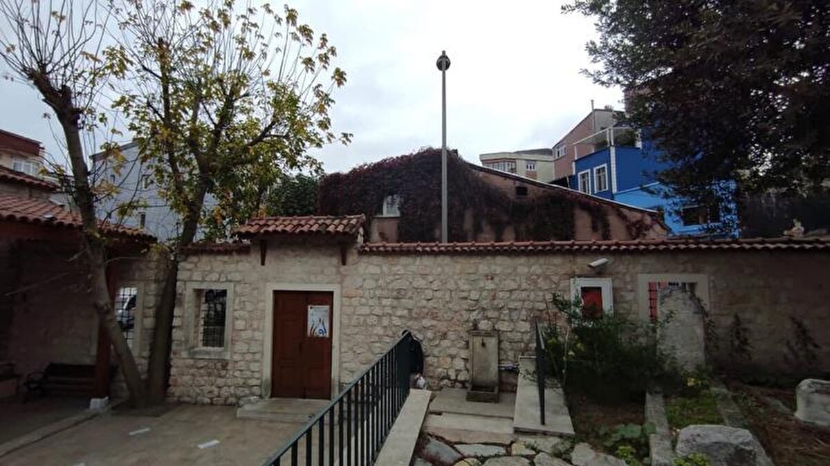 Avluda bulunan bir ağaç ise özel çalışma ile, koruma altına alındı. Duvar örme işlemi sırasında ağaç yerinden sökülmedi, onun yerine ağaç için duvarda özel bir alan oluşturuldu. Dışarıdan bakıldığında pencereyi andıran çalışma ile, hem tarih hem de çevre korunmuş oldu.<br><br>