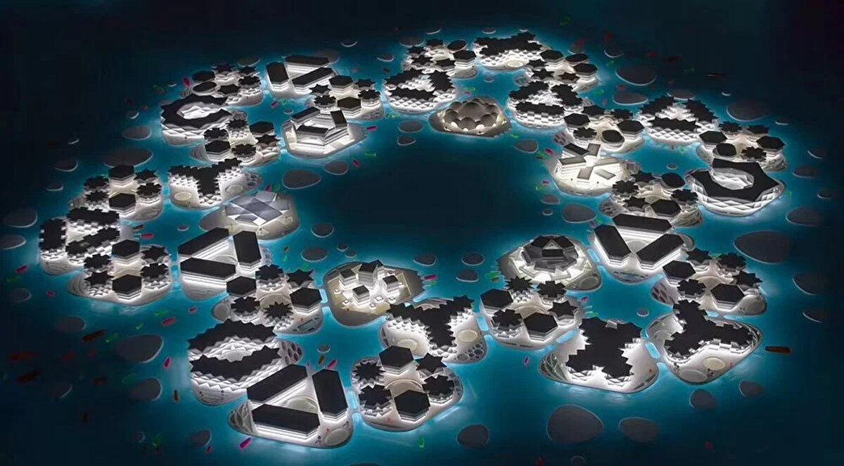 Proje liderleri tarafından imzalanan 'tarihi bir anlaşma' sayesinde yüzen şehrin inşaatının başlayacağı belirtilirken, şehir Kore'deki Busan sahilindeki topluluk, deniz tabanına demirlemiş birkaç adadan oluşacak.<br><br>