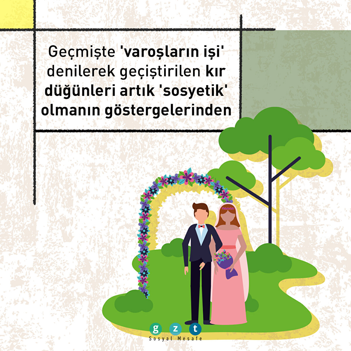 1- Ge&#231;mişte 'varoşların işi' denilerek ge&#231;iştirilen kır d&#252;ğ&#252;nleri artık 'sosyetik' olmanın g&#246;stergelerinden