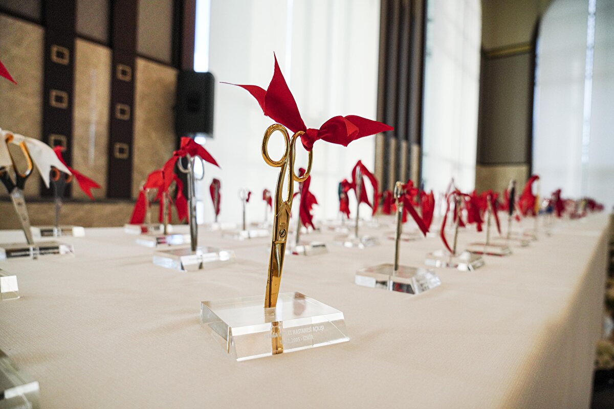 Erdoğan'ın Cumhurbaşkanı seçilmesinin ardından protokol rengi olarak turkuazın kullanılmasıyla birlikte sergideki kurdelelerin 2007 yılından itibaren kırmızıdan turkuaza dönmesi de dikkat çekti.<br><br>