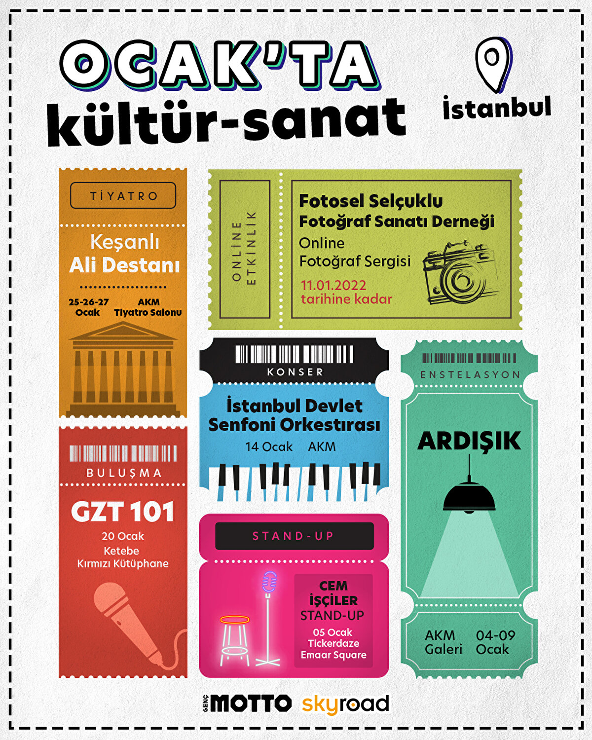 Ocak'ta kültür-sanat 