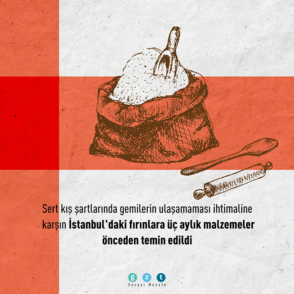 Sert kış şartlarında gemilerin ulaşamaması ihtimaline karşın İstanbul'daki fırınlara &#252;&#231; aylık malzemeler &#246;nceden temin edildi