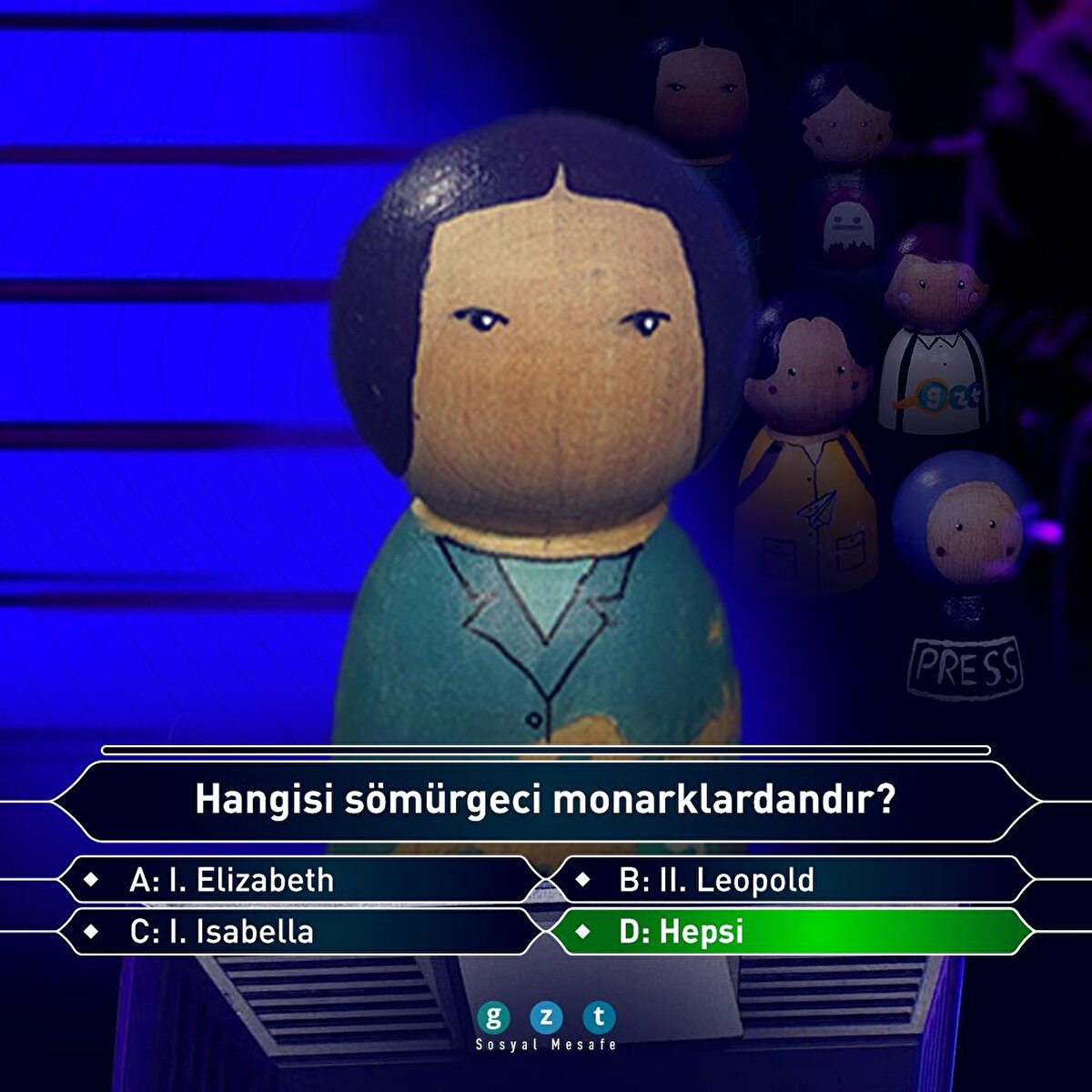 I. Elizabeth, I. Isabella ve II. Leopold, ünlü sömürgeci monarklardandı