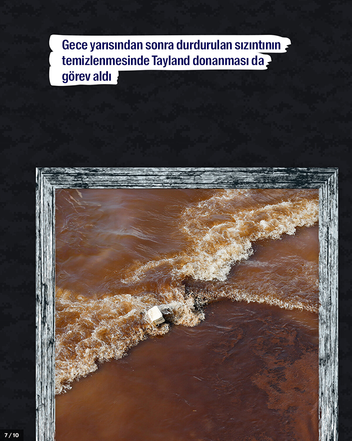 Gece yarısından sonra durdurulan sızıntının temizlenmesinde Tayland donanması da görev aldı