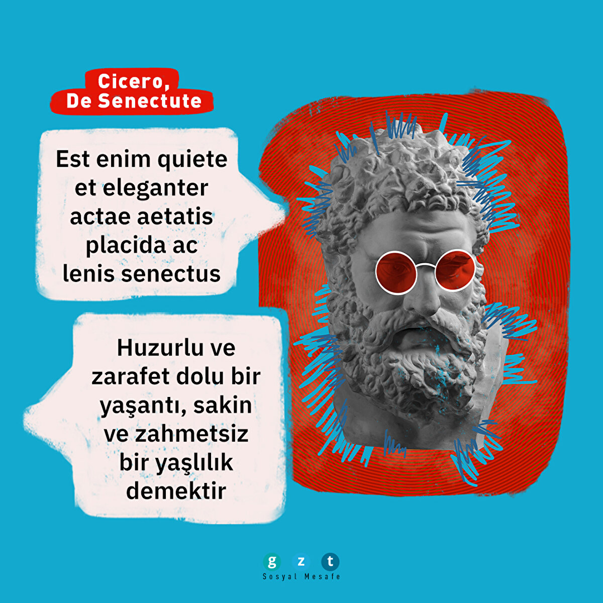 Huzurlu ve zarafet dolu bir yaşantı, sakin ve zahmetsiz bir yaşlılık demektir