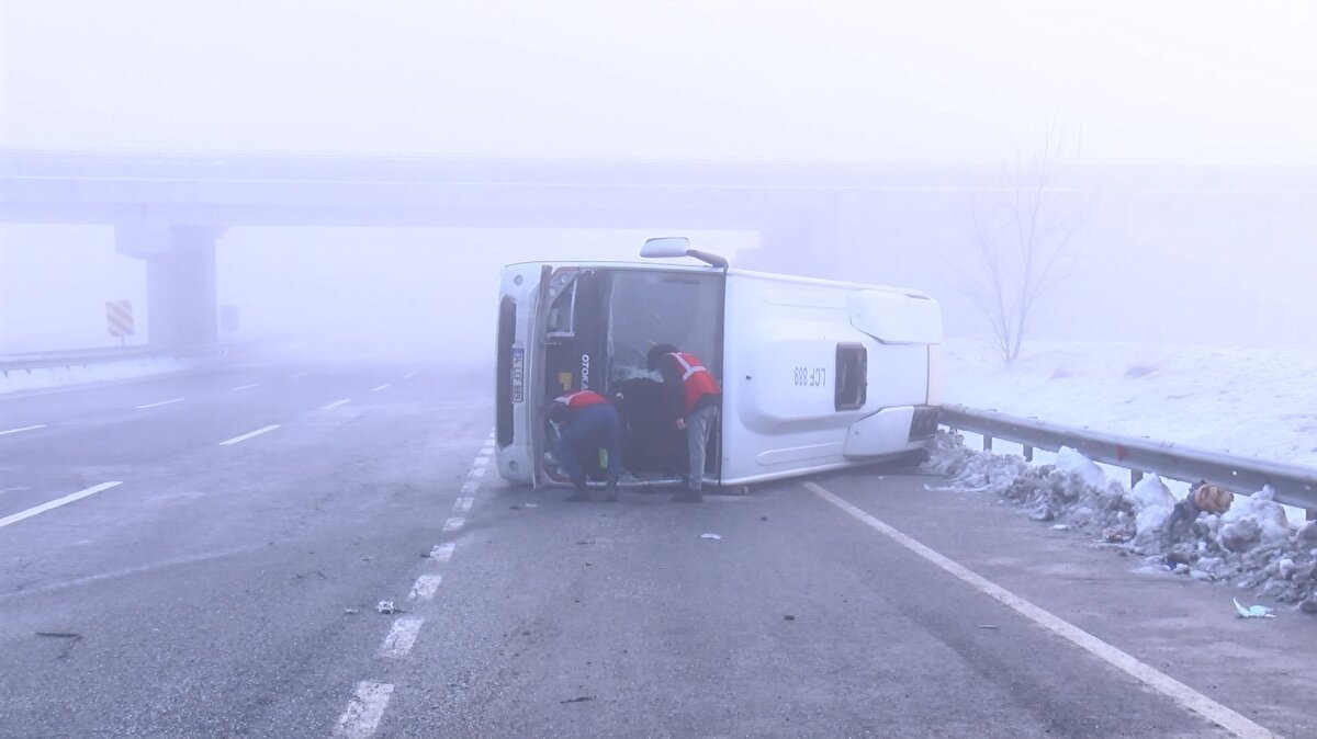 Kaza, saat 08:00 sıralarında Çatalca-Arnavutköy yolu Örcünlü mevkiinde meydana geldi.