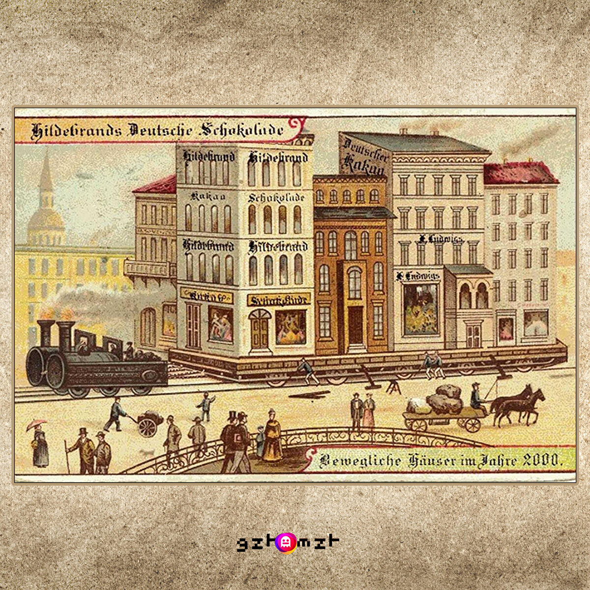 Buharlı lokomotiflerle çekilen mobil evler