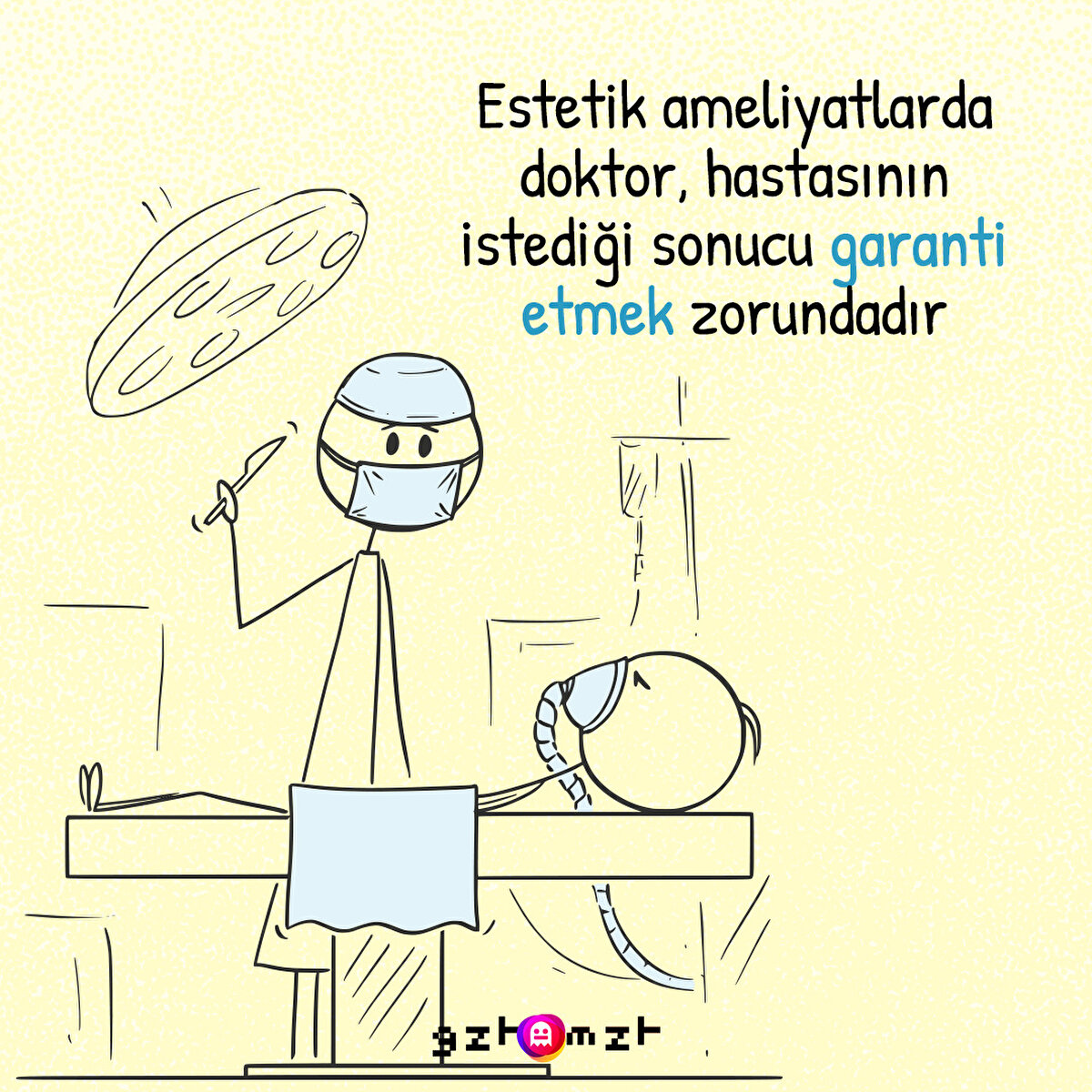 Estetik ameliyatlarda doktor, hastasının istediği sonucu garanti etmek zorundadır