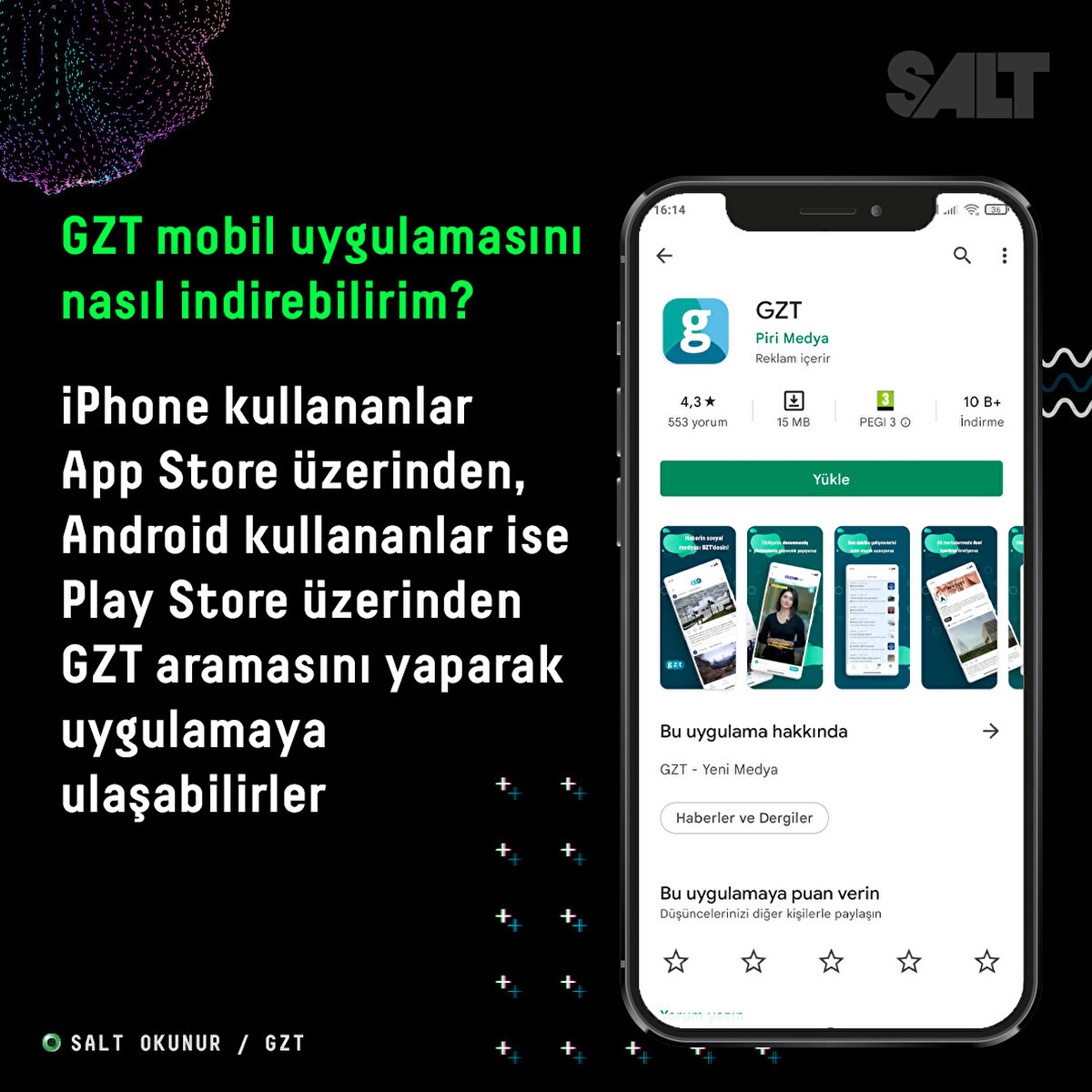 GZT mobil uygulamasını nasıl indirebilirim?<br>iPhone kullananlar App Store üzerinden, Android kullananlar ise Play Store üzerinden GZT aramasını yaparak uygulamaya ulaşabilirler
