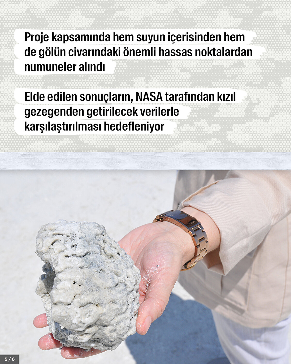 Proje kapsamında hem suyun içerisinden hem de gölün civarındaki önemli hassas noktalardan numuneler alındı.<br>