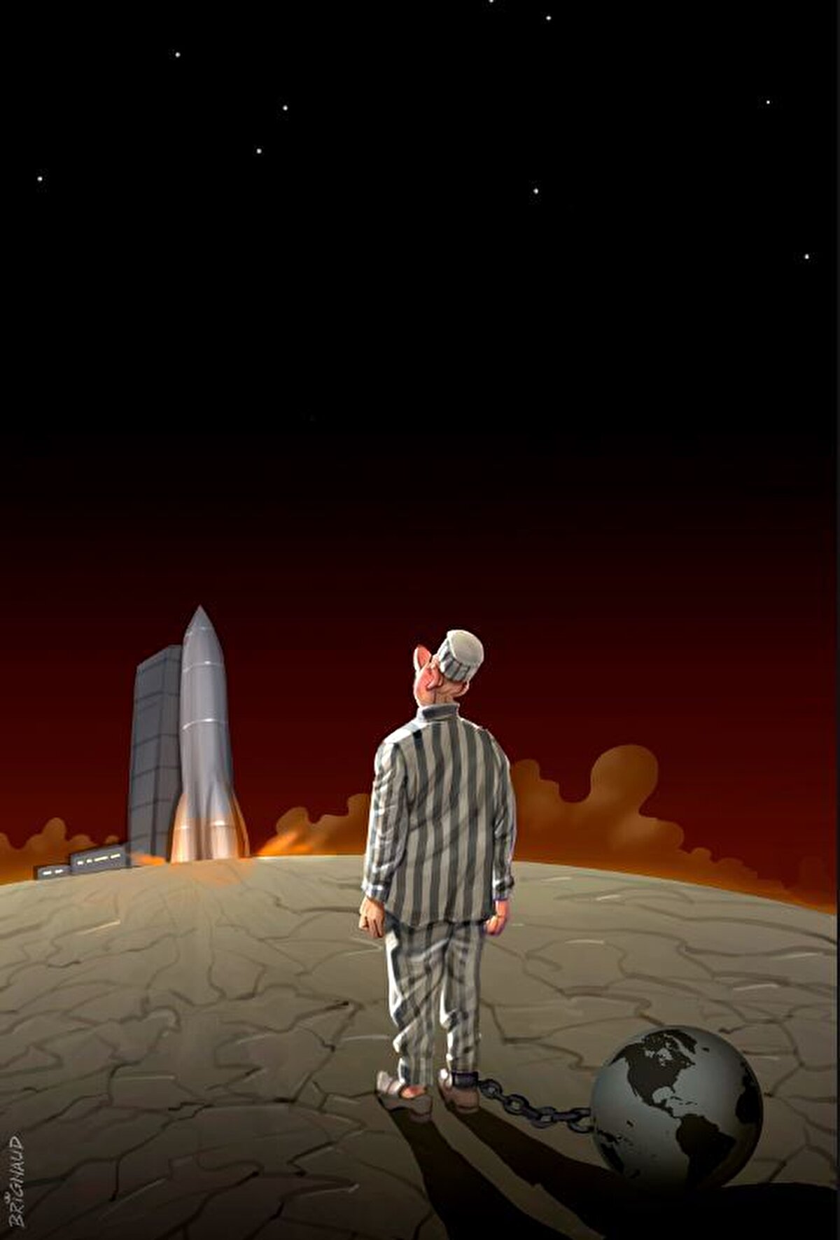 Kenetlenmişsin dünyaya