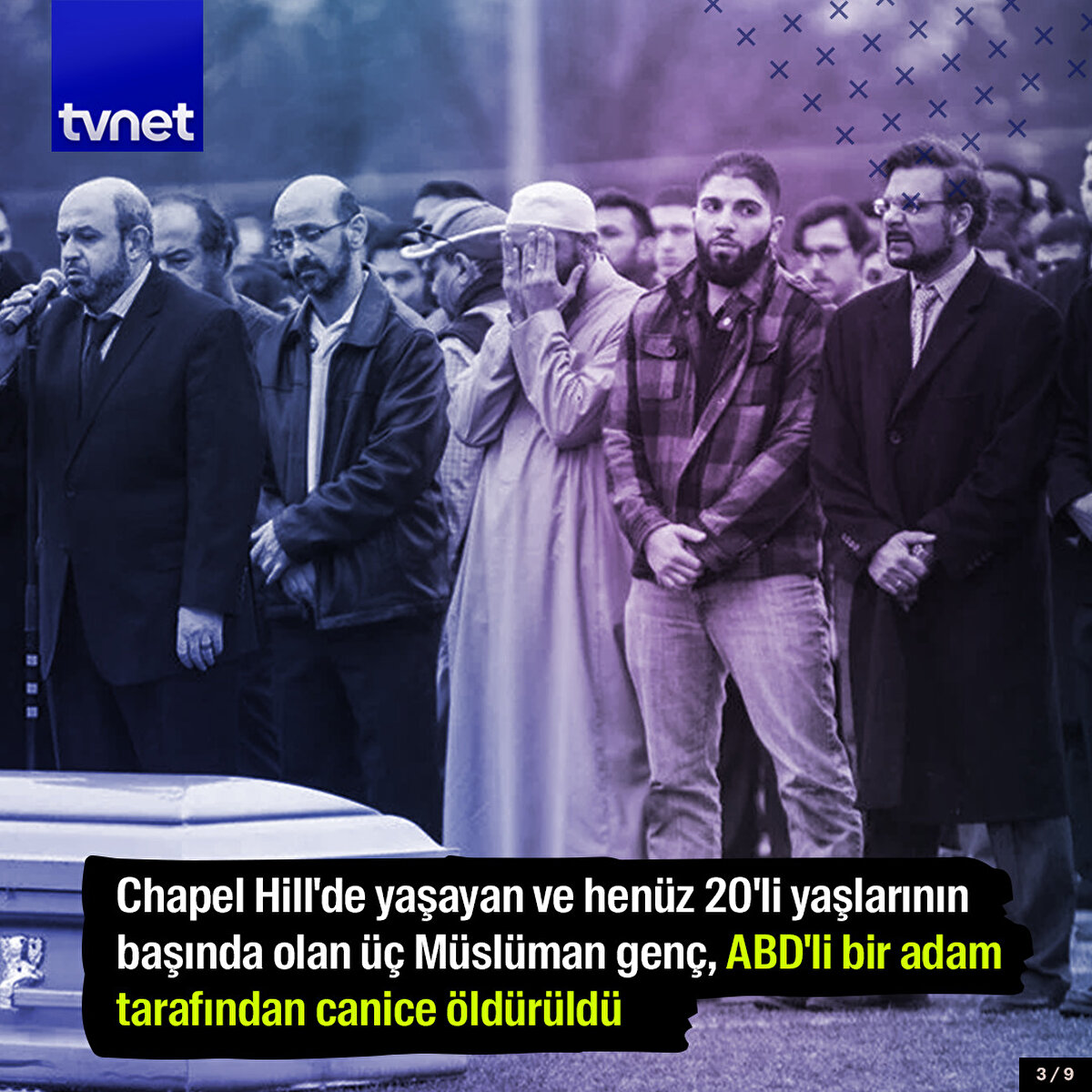 Chapel Hill'de yaşayan ve henüz 20'li yaşlarının başında olan üç Müslüman genç, ABD'li bir adam tarafından canice öldürüldü.