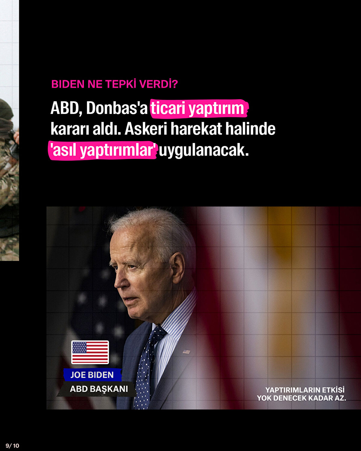 ABD, Donbas'a ticari yaptırım kararı aldı. Askeri harekat halinde 'asıl yaptırımlar' uygulanacak.