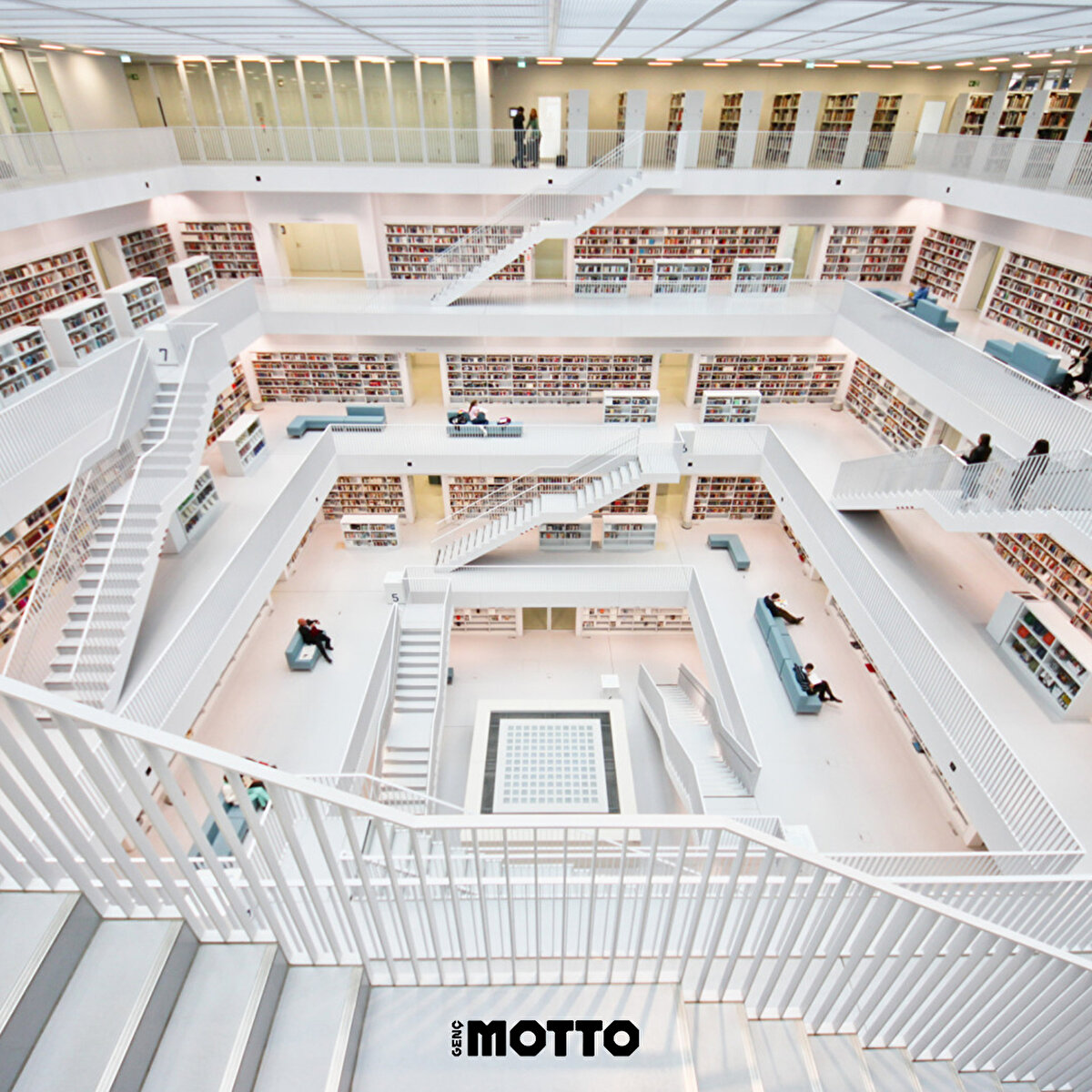 Stuttgart şehir kütüphanesi