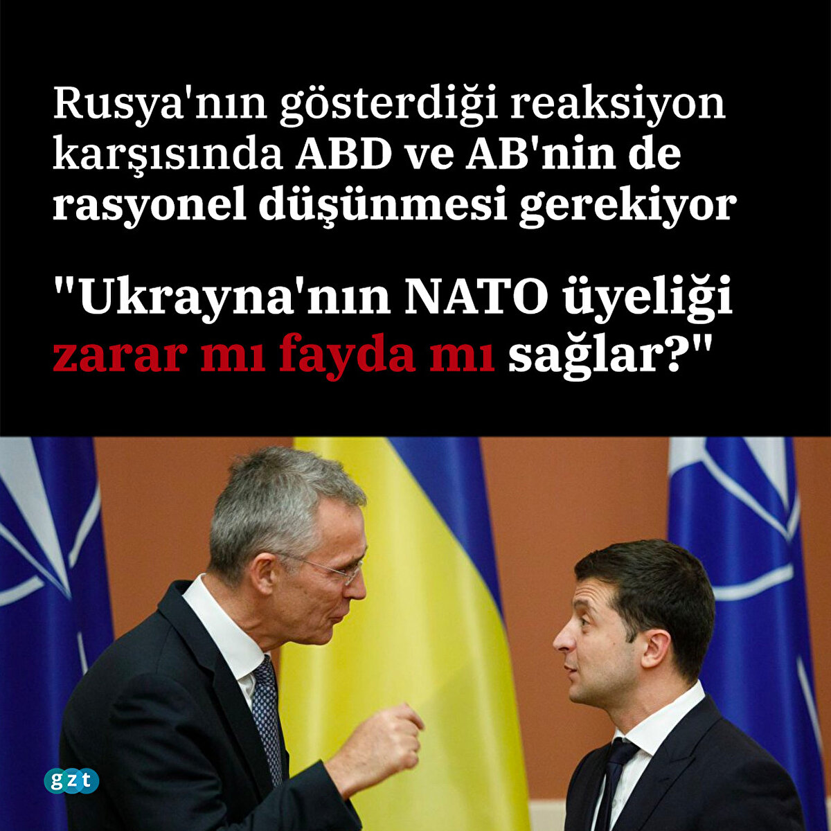 Rusya'nın gösterdiği reaksiyon karşısında ABD ve AB'nin de rasyonel düşünmesi gerekiyor