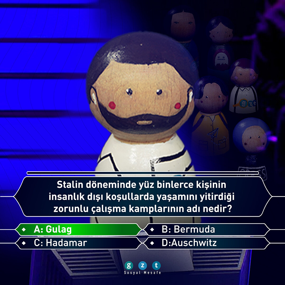 Stalin döneminde yüz binlerce kişinin insanlık dışı koşullarda tutulduğu ve pek çoğunun yaşamını yitirdiği zorunlu çalışma kamplarına Gulag denildi