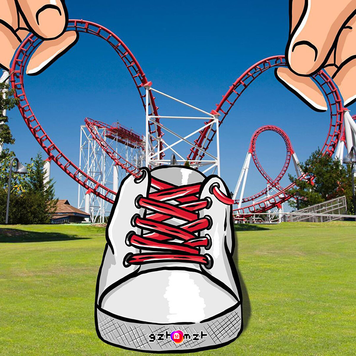 Bir tavşan, dağın etrafından dolanmış...