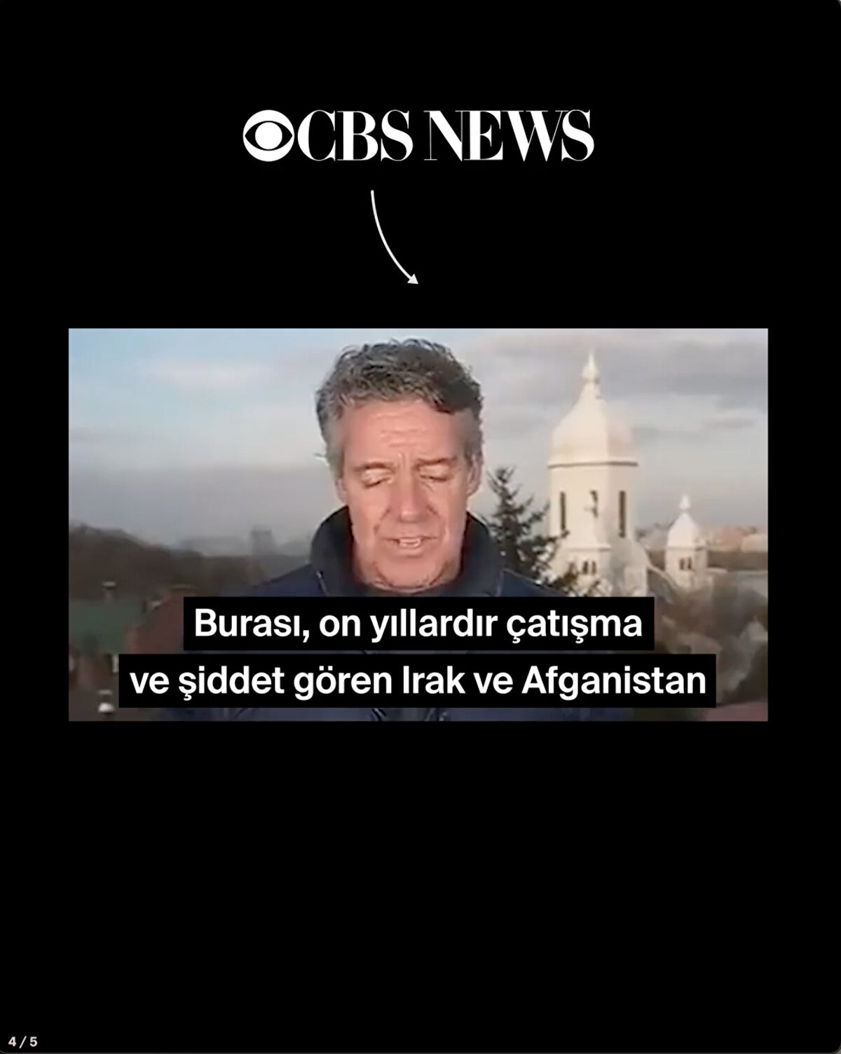Burası on yıllardır çatışma ve şiddet gören Irak ve Afganistan gibi değil. Burası oldukça medeni ve Avrupai.'