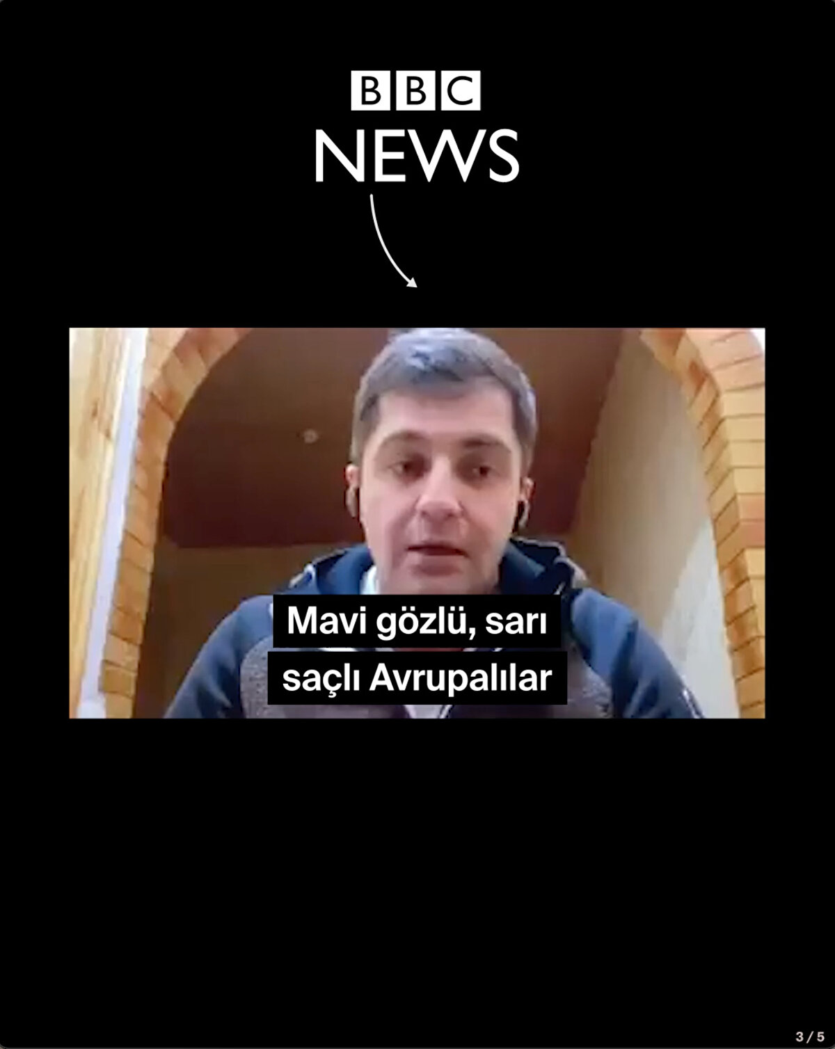 'Mavi gözlü, sarı saçlı Avrupalılar her gün Putin'in füzeleriyle öldürülüyorlar.