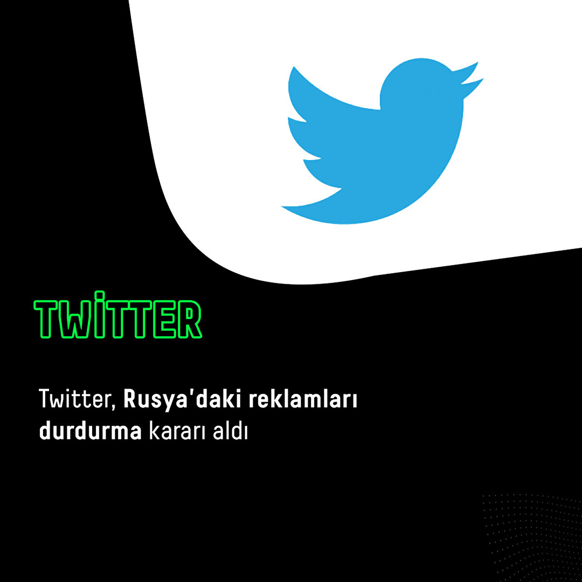 Twitter, Rusya'daki reklamları durdurma kararı aldı