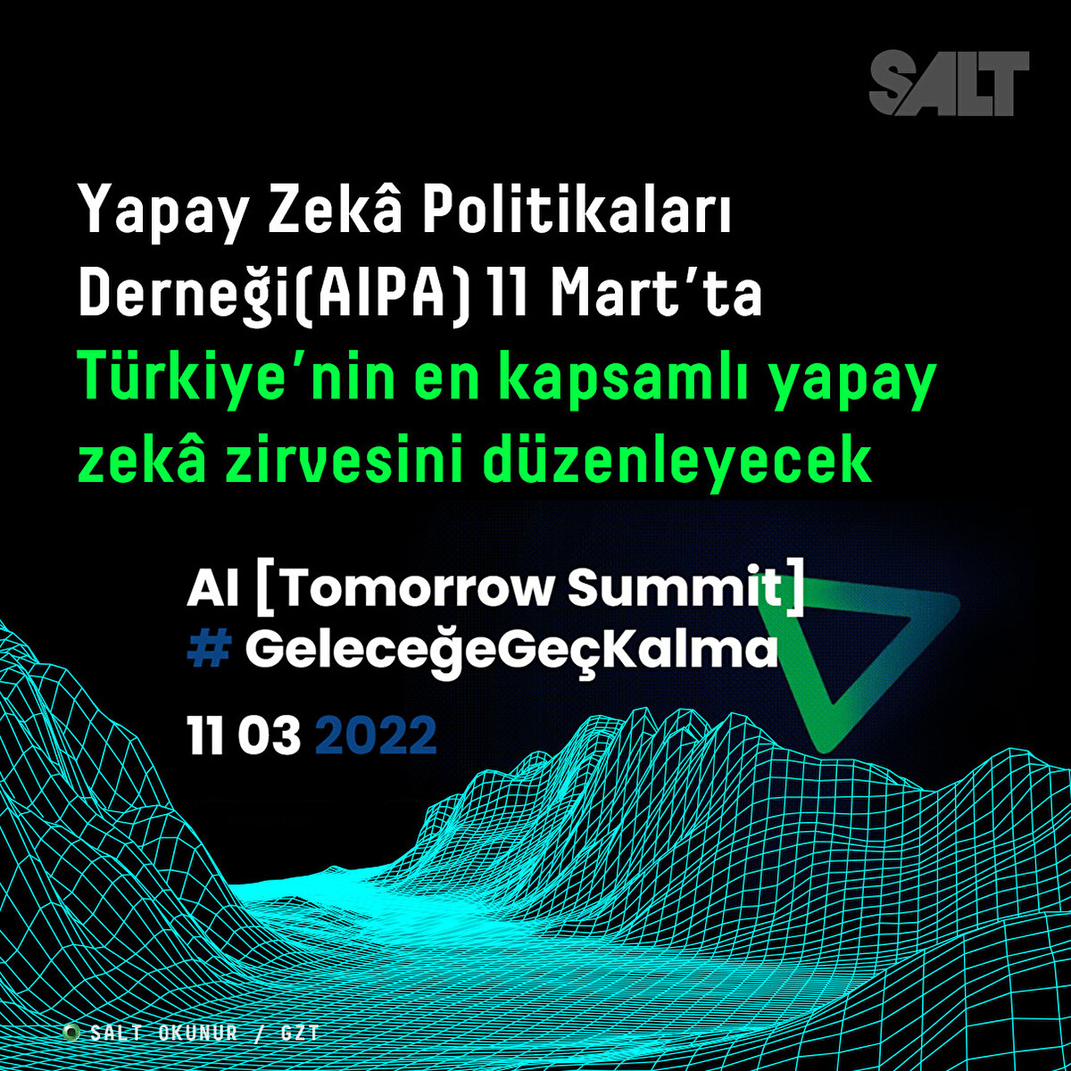 Yapay Zekâ Politikaları Derneği(AIPA) 11 Mart’ta Türkiye’nin en kapsamlı yapay zekâ zirvesini düzenleyecek
