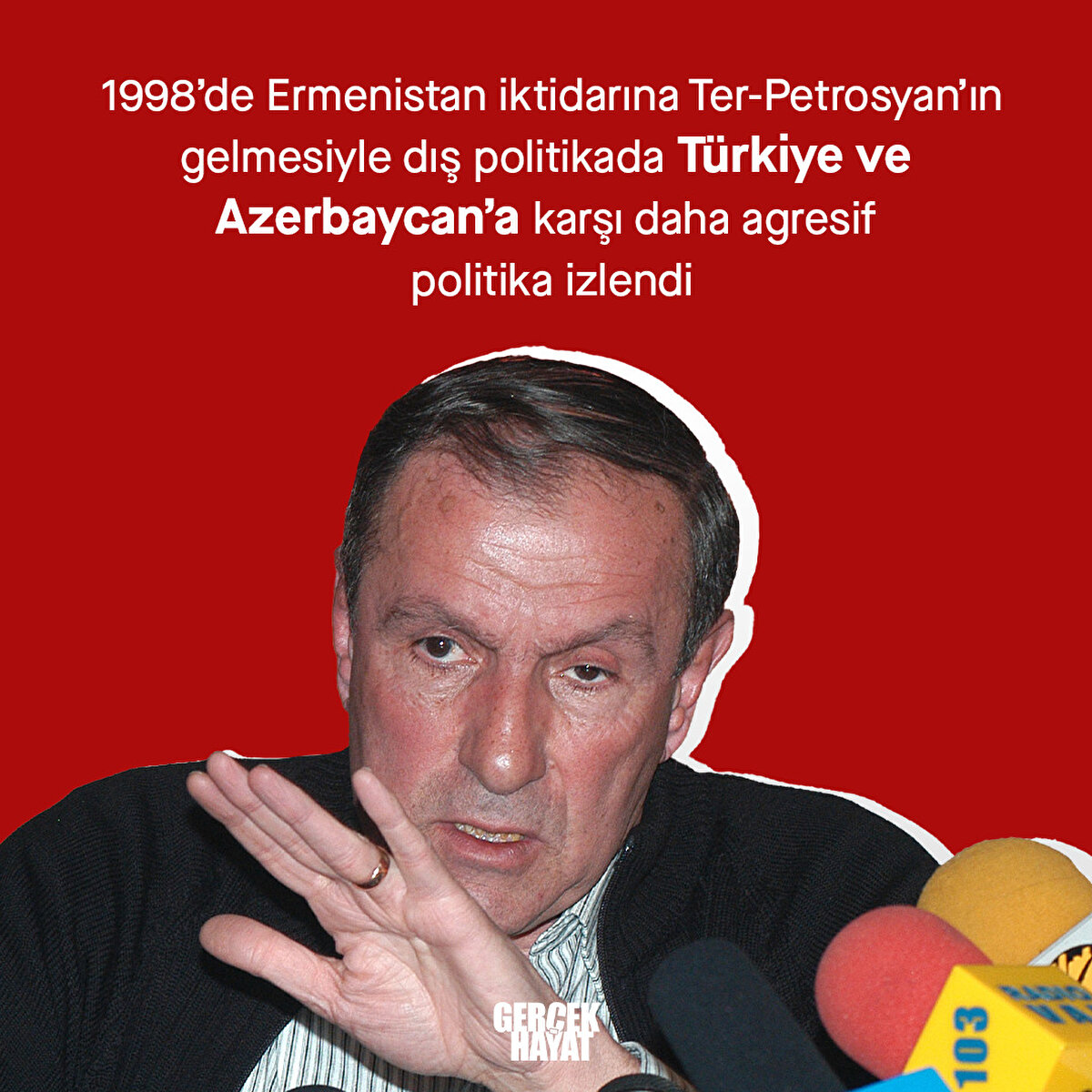 1998 sonrası Ermenistan'ın tavırları daha da agresifleşti