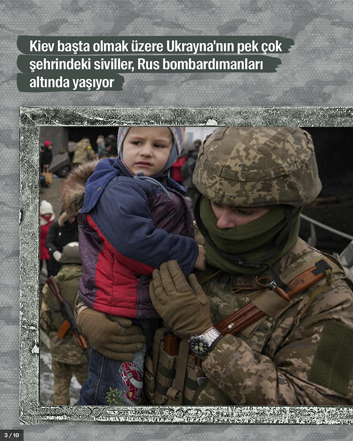 Kiev başta olmak üzere Ukrayna'nın pek çok şehrindeki siviller, Rus bombardımanları altında yaşıyor.
