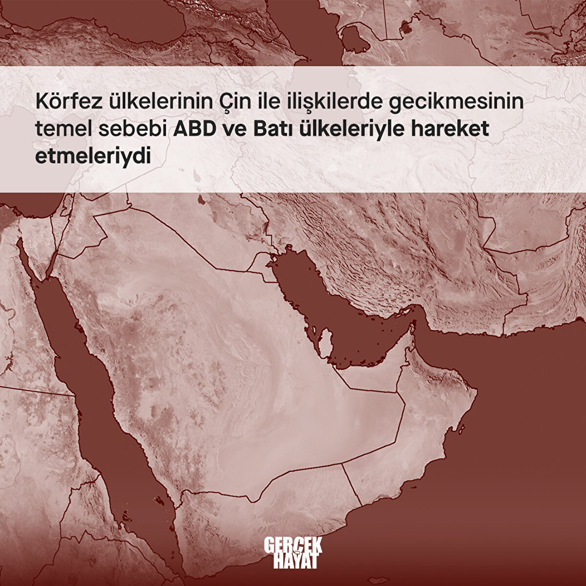 Batı ili yakınlıkları &#199;in ile ilişki kurmalarına engeldi