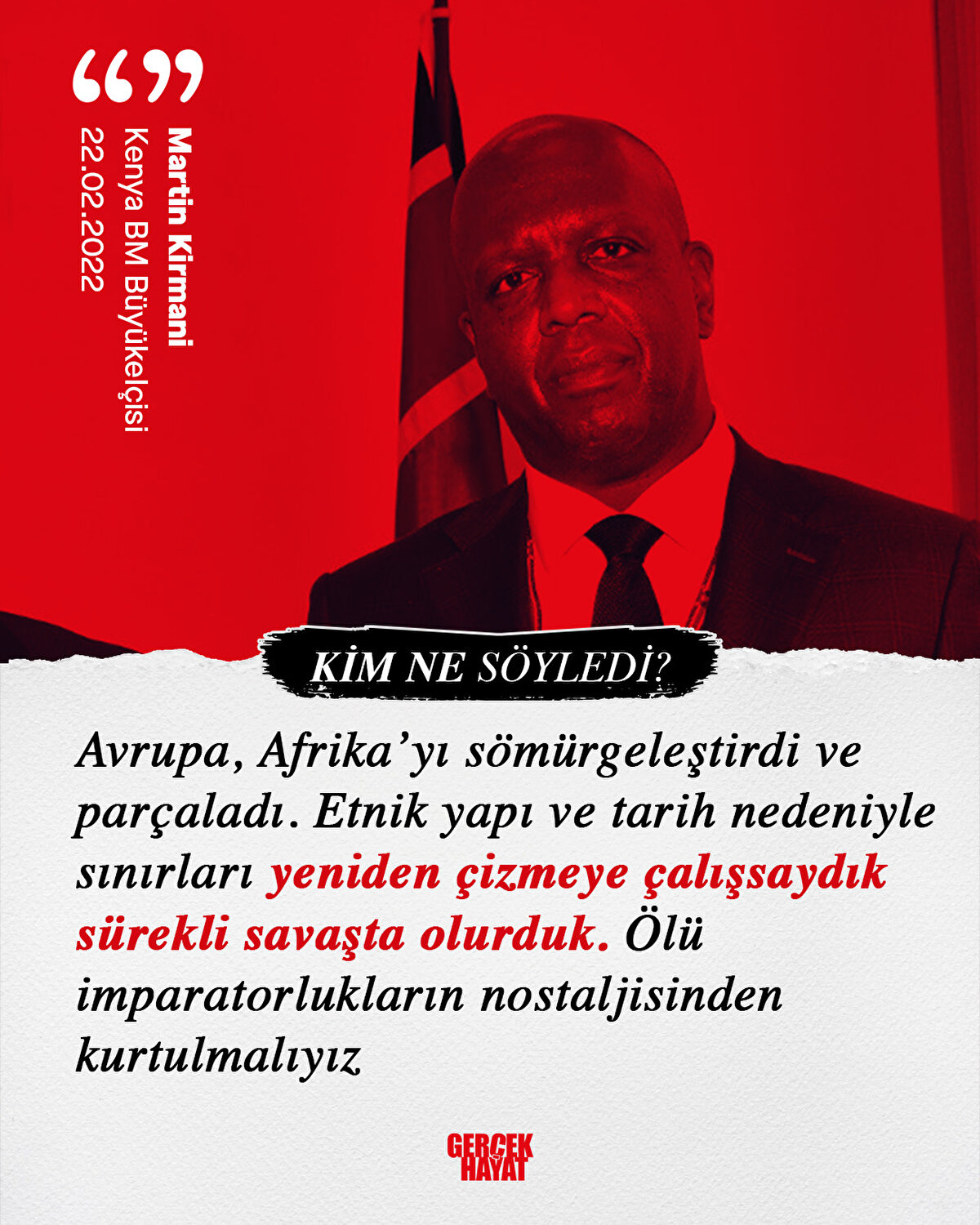 Avrupa, Afrika'yı sömürdü ve parçaladı