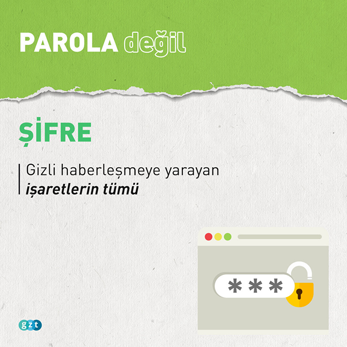 Parola değil ŞİFRE:Gizli haberleşmeye yarayan işaretlerin t&#252;m&#252;
