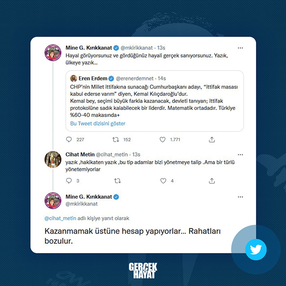 Kılıçdaroğlu'nu istemiyorlar mı