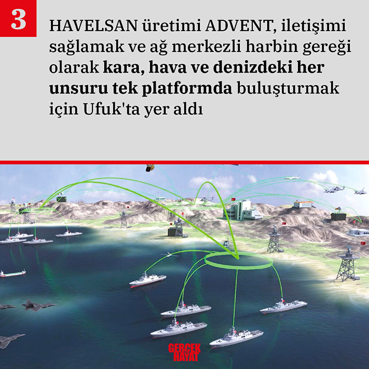 Kara, hava ve denizdeki her unsur tek platformda buluştu