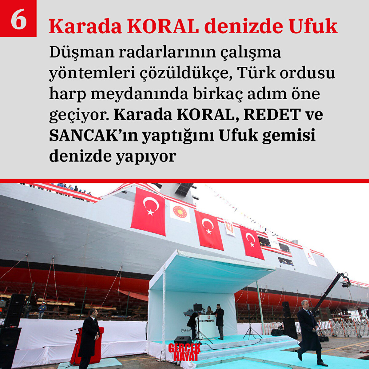 Karada KORAL'ın yaptığını denizde Ufuk yapıyor