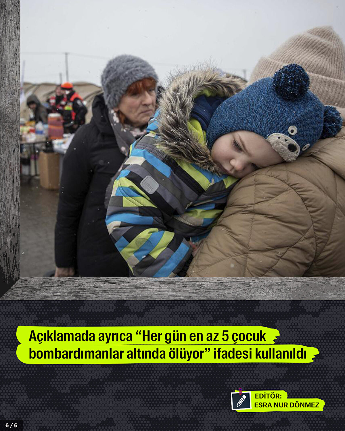 Açıklamada ayrıca “Her gün en az 5 çocuk bombardımanlar altında ölüyor” ifadesi kullanıldı