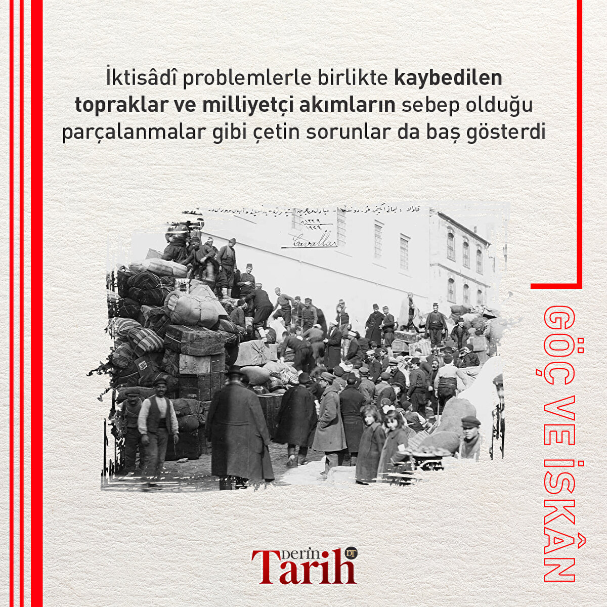 İktisadî problemlerle birlikte kaybedilen topraklar ve milliyetçi akımların sebep olduğu parçalanmalar gibi çetin sorunlar da baş gösterdi