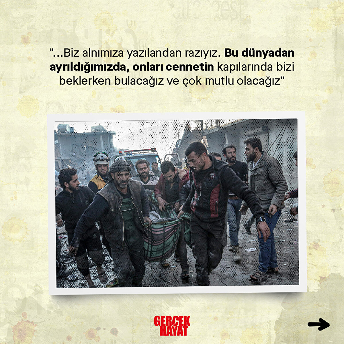 Alnımıza yazılandan razıyız