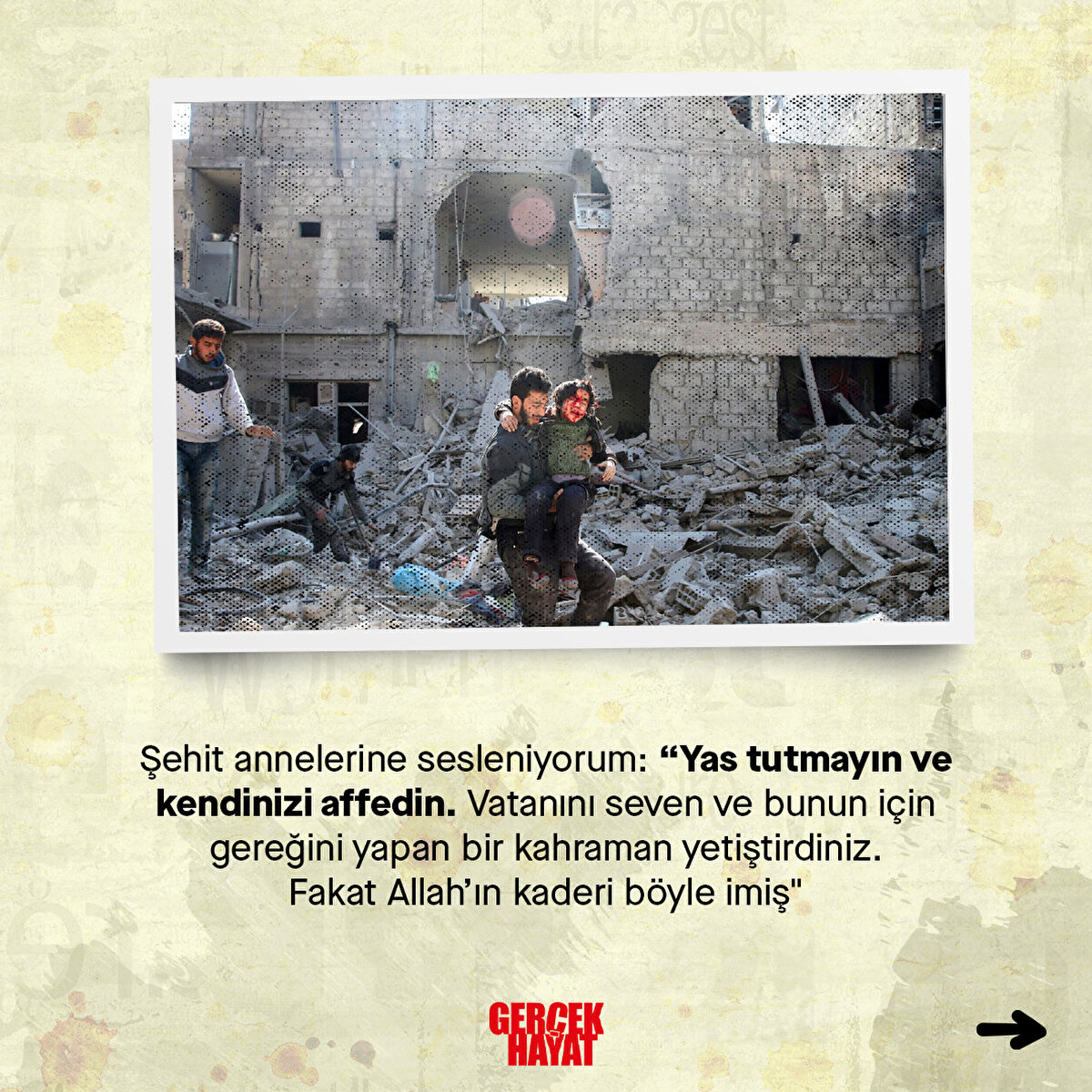 "Yas tutmayın, kendinizi affedin"