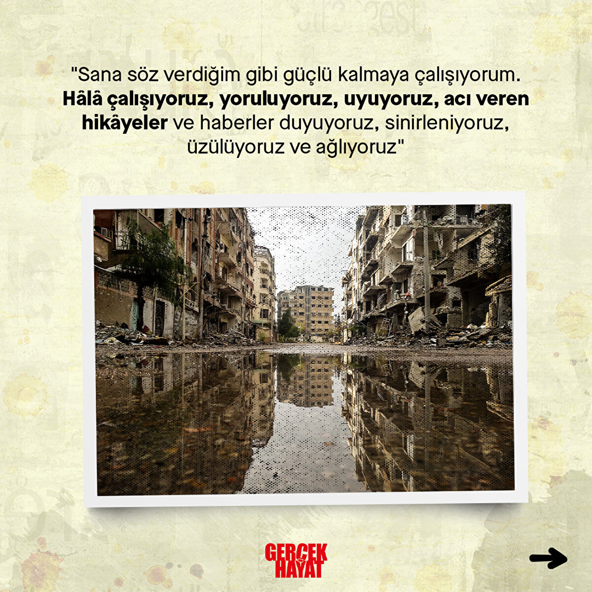 Sözümü tutmaya çalışıyorum