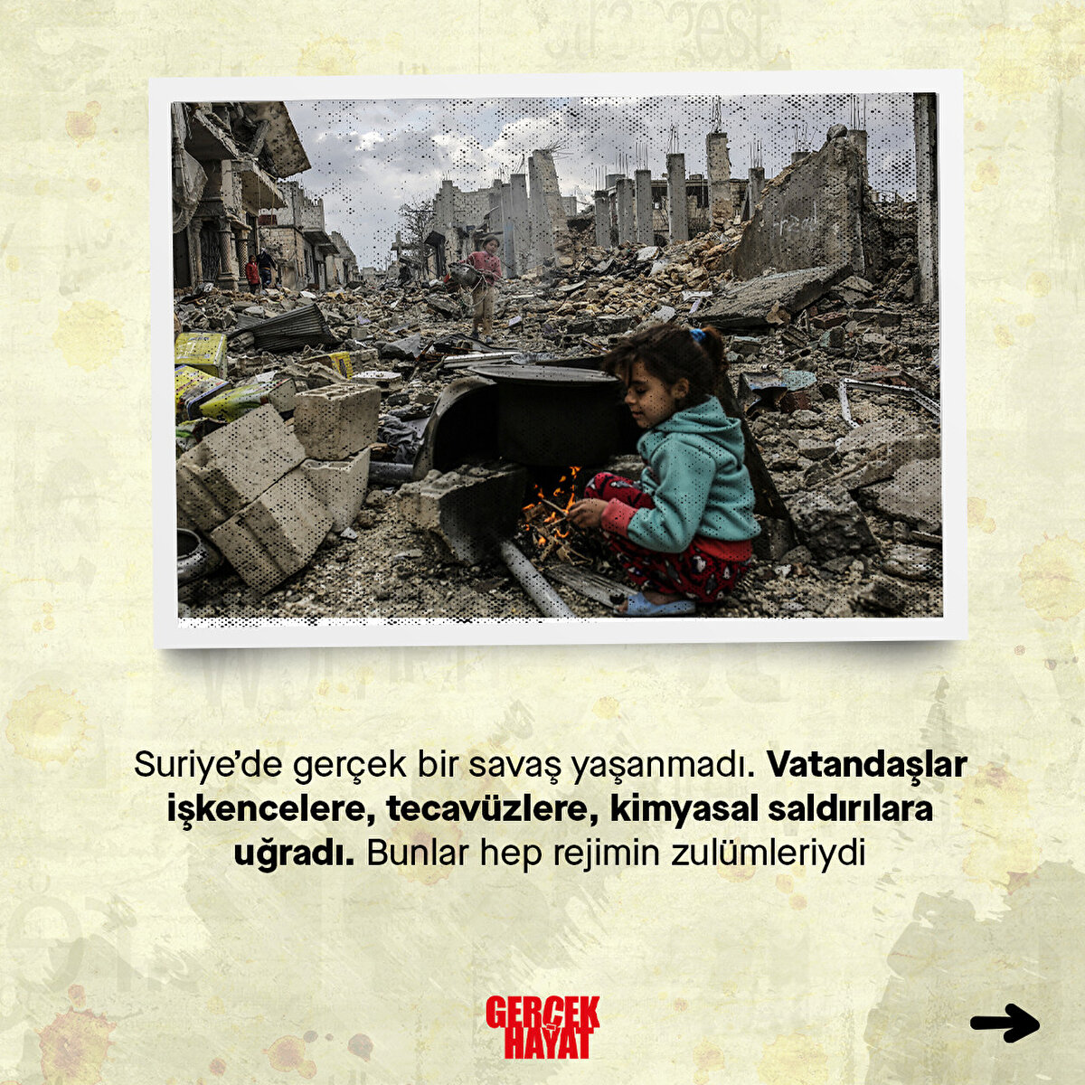 Suriye'deki savaş, gerçek bir savaş değil