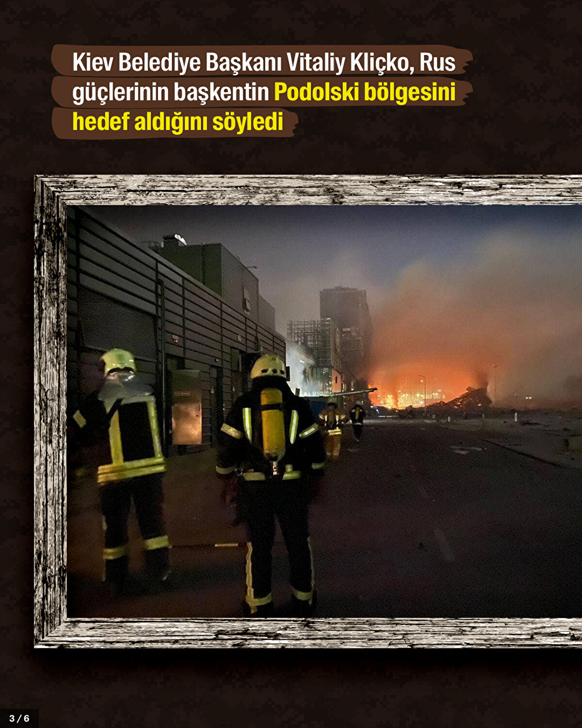 Kiev Belediye Başkanı Vitaliy Kliçko, Rus güçlerinin başkentin Podolski bölgesini hedef aldığını söyledi. 