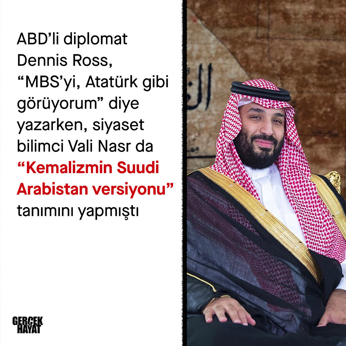 Kemalizmin Suudi Arabistan versiyonu uygulanıyor