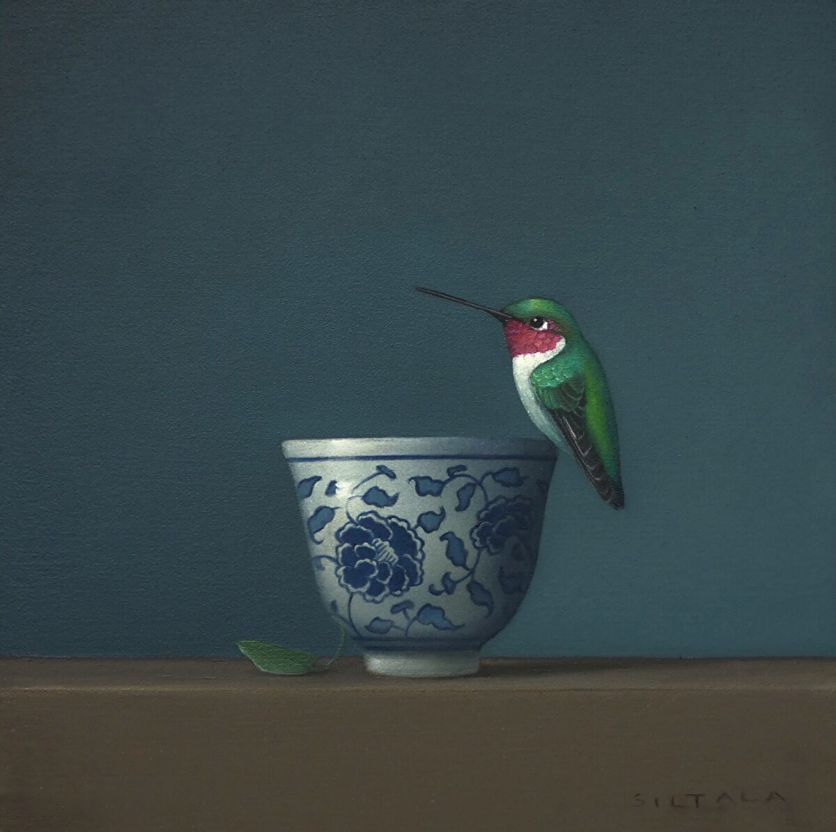 Still life with hummingbird scaled