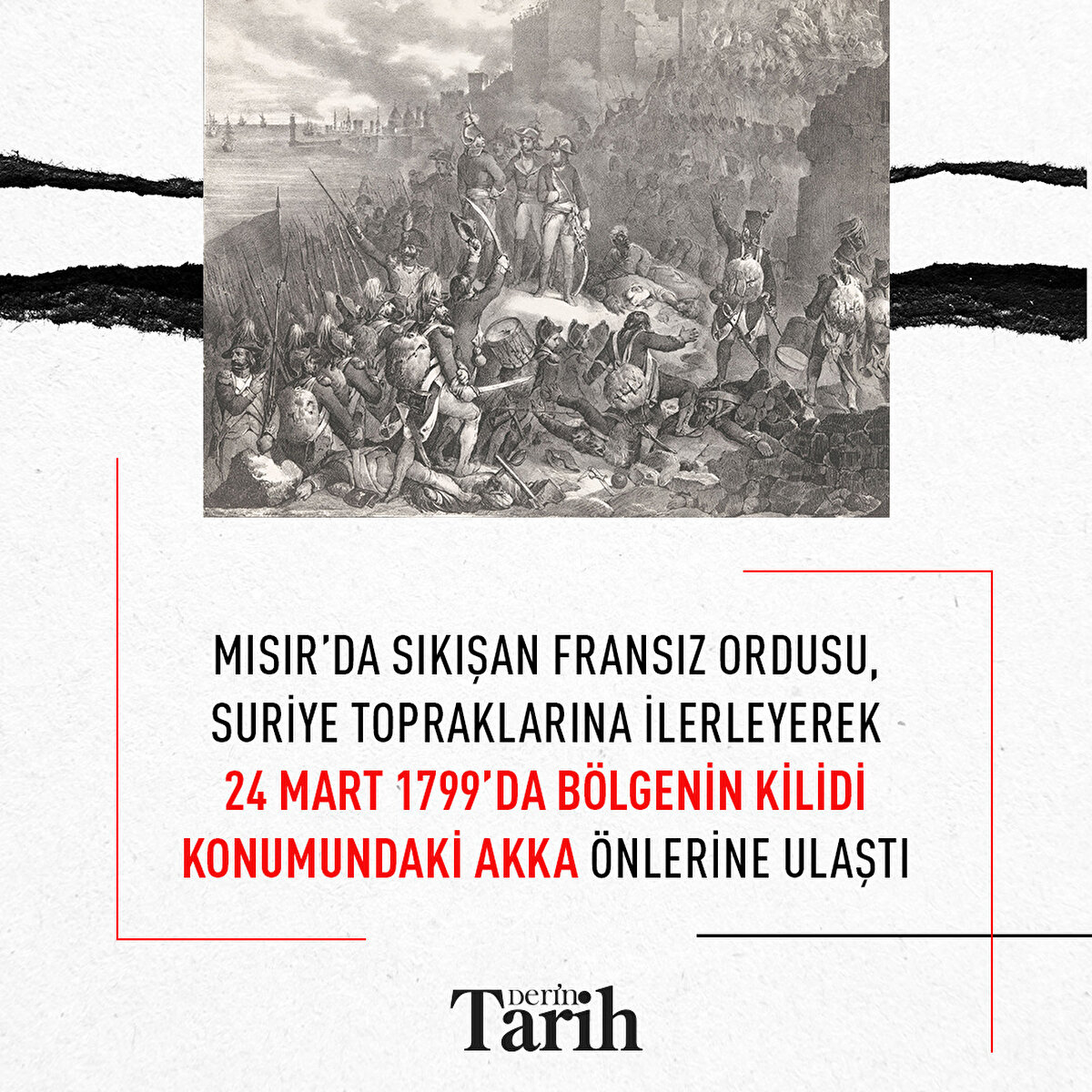 Mısır'da sıkışan Fransız ordusu, Suriye'de topraklarına ilerleyerek 24 Mart 1799'da bölgenin kilidi konumundaki Akka önlerine ulaştı 