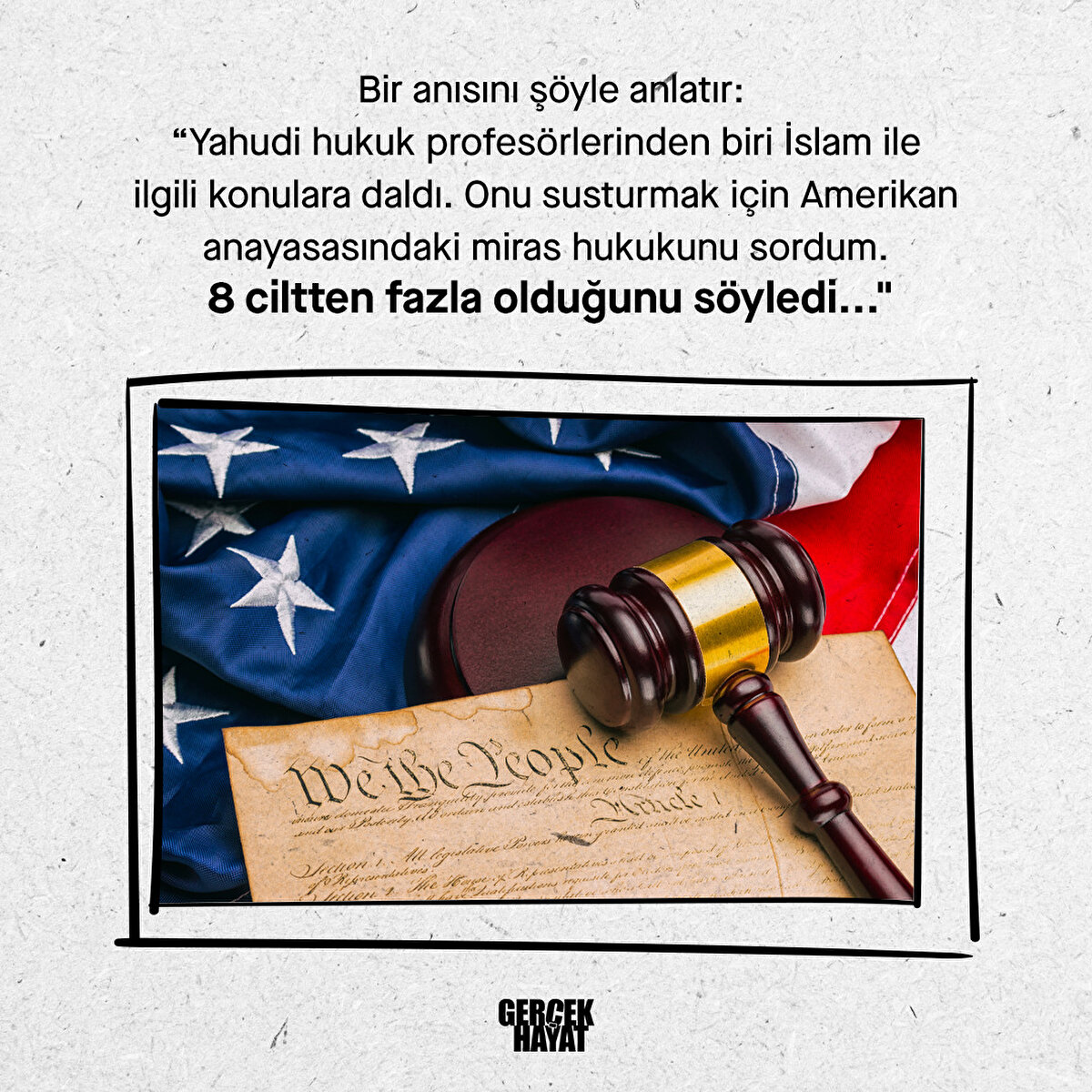 ABD'nin anayasasında miras hukuku 8 ciltten oluşuyor