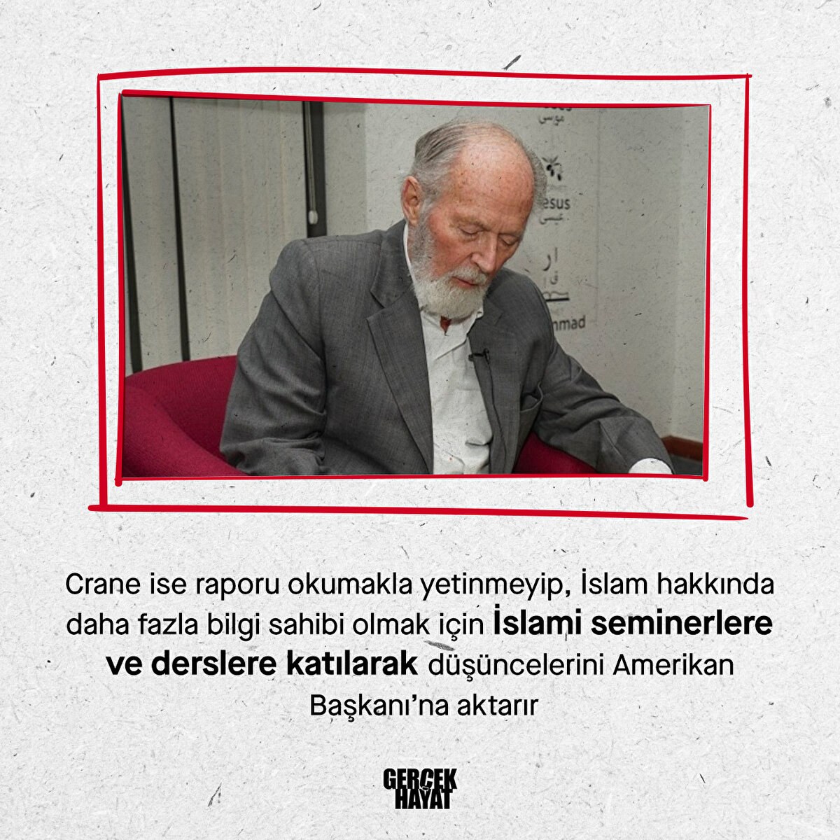 Raporu okumakla yetinmedi