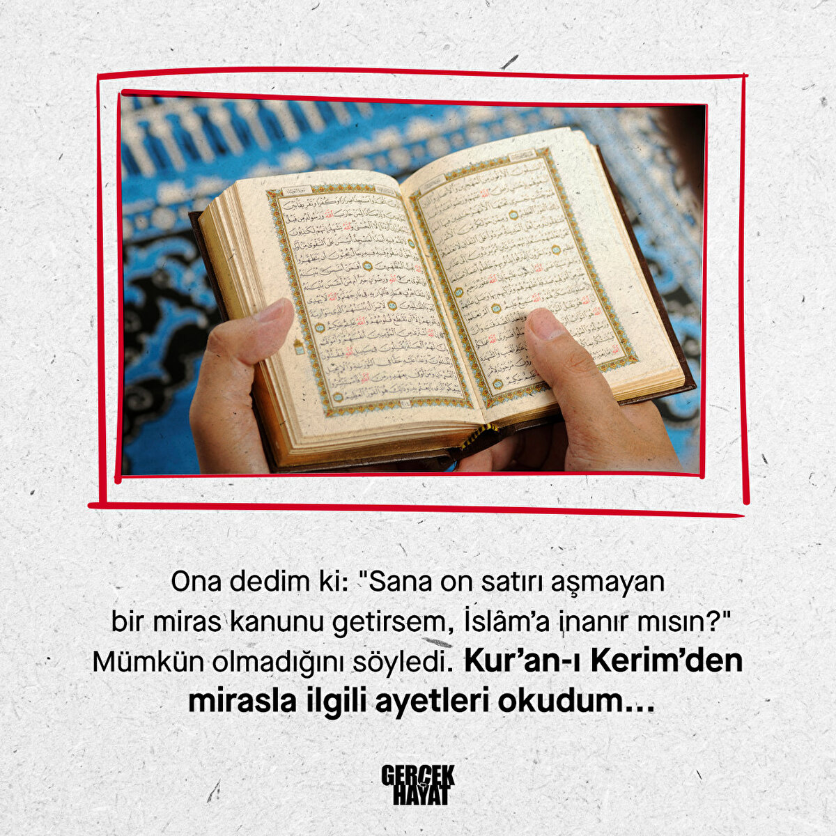 Özet ve adaletli İslam'daki miras hukuku hidayete vesile oldu